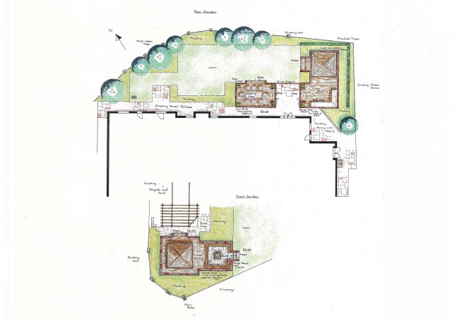 Entertaining Garden in South Gloucestershire