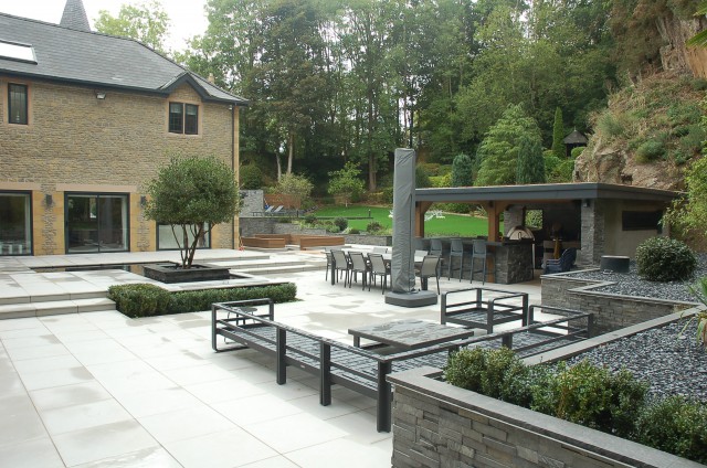 After Outdoor Kitchen