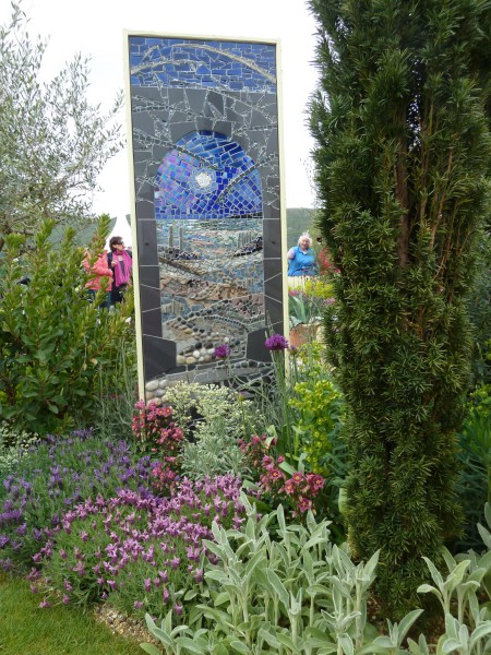 Mosaic from the back night scene